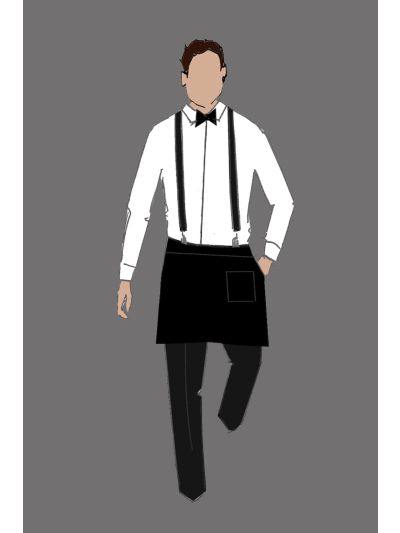 Black Bistro Apron 